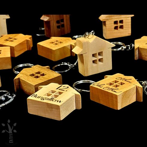 Kis ház kulcstartó
