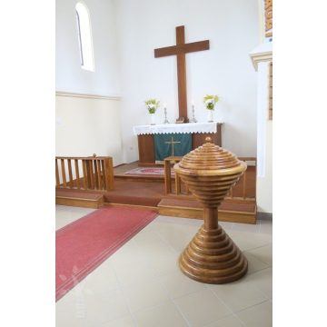 Keresztelőkút  Bicske, evangélikus templom