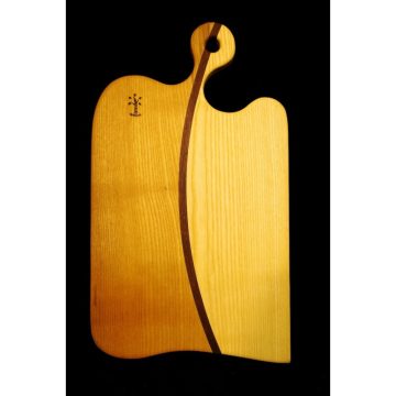 Absztrakt vágódeszka ívelt mintával