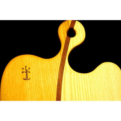 Absztrakt vágódeszka ívelt mintával