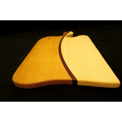 Absztrakt vágódeszka ívelt mintával