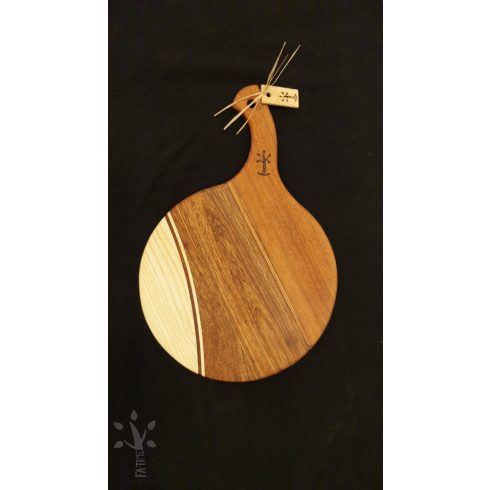 Kerek, nyeles vágódeszka  (KVD-004)