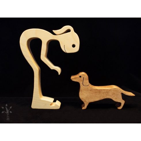 A legjobb Barátom. Kislány TACSKÓ kutyussal (LBKLTa)