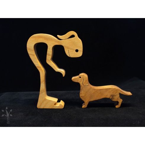 A legjobb Barátom. Kislány TACSKÓ kutyussal (LBKLTa)