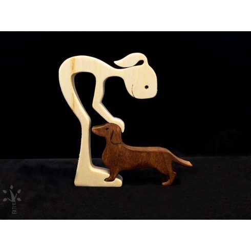 A legjobb Barátom. Kislány TACSKÓ kutyussal (LBKLTa)