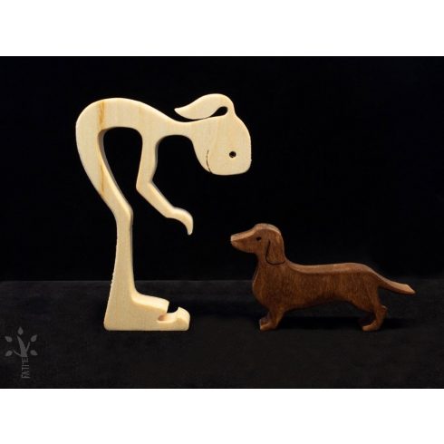 A legjobb Barátom. Kislány TACSKÓ kutyussal (LBKLTa)