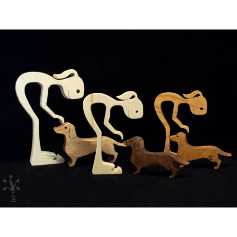 A legjobb Barátom. Kislány TACSKÓ kutyussal (LBKLTa)