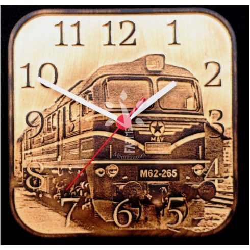 Mozdonyos falióra - M62-265 SZERGEJ (M62_19-082)