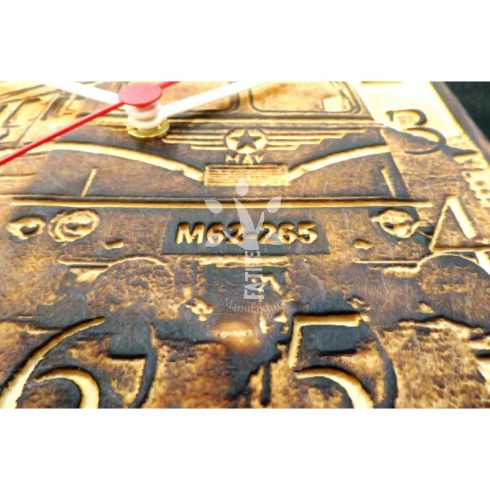 Mozdonyos falióra - M62-265 SZERGEJ (M62_19-082)