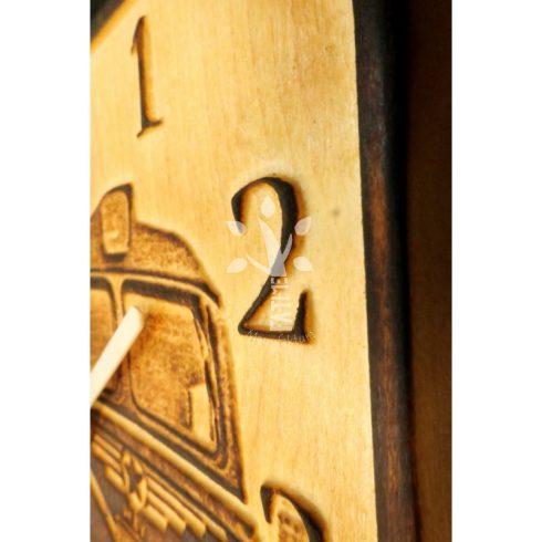 Mozdonyos falióra - M62-265 SZERGEJ (M62_19-082)