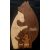 Bear family with two cubs – handmade wooden decoration with engraving