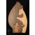 Bear family with two cubs – handmade wooden decoration with engraving