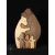 Bear family with three cubs – handmade wooden decoration with engraving