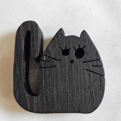 Zo-ZOO World  Cat Wooden Magnet – Scroll Saw Handmade Animal Figure