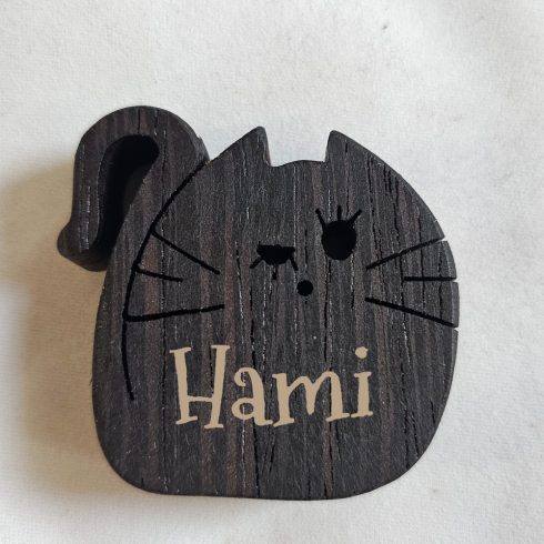 Zo-ZOO World  Cat Wooden Magnet – Scroll Saw Handmade Animal Figure