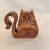 Zo-ZOO World  Cat Wooden Magnet – Scroll Saw Handmade Animal Figure