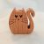 Zo-ZOO World  Cat Wooden Magnet – Scroll Saw Handmade Animal Figure