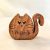 Zo-ZOO World  Cat Wooden Magnet – Scroll Saw Handmade Animal Figure