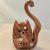 Zo-ZOO World  Cat Wooden Magnet – Scroll Saw Handmade Animal Figure