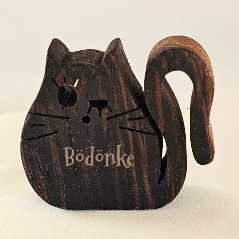 Zo-ZOO World  Cat Wooden Magnet – Scroll Saw Handmade Animal Figure