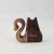Zo-ZOO World  Cat Wooden Magnet – Scroll Saw Handmade Animal Figure
