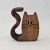 Zo-ZOO World  Cat Wooden Magnet – Scroll Saw Handmade Animal Figure