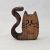 Zo-ZOO World  Cat Wooden Magnet – Scroll Saw Handmade Animal Figure
