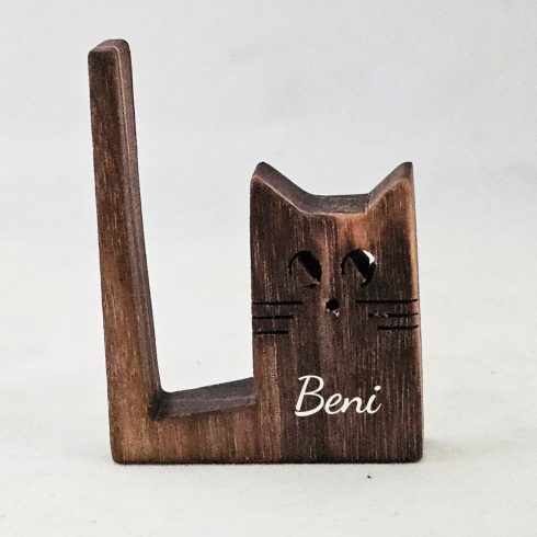 Zo-ZOO World  Cat Wooden Magnet – Scroll Saw Handmade Animal Figure