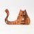 Zo-ZOO World  Cat Wooden Magnet – Scroll Saw Handmade Animal Figure