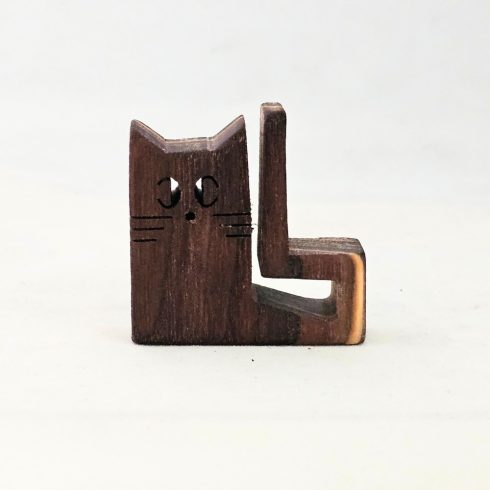 Zo-ZOO World  Cat Wooden Magnet – Scroll Saw Handmade Animal Figure