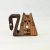 Zo-ZOO World  Cat Wooden Magnet – Scroll Saw Handmade Animal Figure