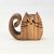 Zo-ZOO World  Cat Wooden Magnet – Scroll Saw Handmade Animal Figure