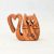 Zo-ZOO World  Cat Wooden Magnet – Scroll Saw Handmade Animal Figure