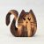 Zo-ZOO World  Cat Wooden Magnet – Scroll Saw Handmade Animal Figure