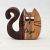 Zo-ZOO World  Cat Wooden Magnet – Scroll Saw Handmade Animal Figure
