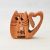 Zo-ZOO World  Cat Wooden Magnet – Scroll Saw Handmade Animal Figure