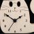 Cat-shaped wooden wall clock – unique wooden cat decor/Cat-shaped wooden wall clock made of maple wood, table and wall mounted
