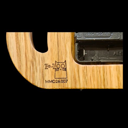 Katzenförmige Holz-Wanduhr – Natürlicher Charme trifft verspielte Eleganz (MMO.26.007)