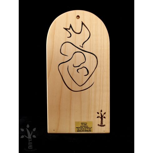 Emberarcú Szentháromság mécsestartó