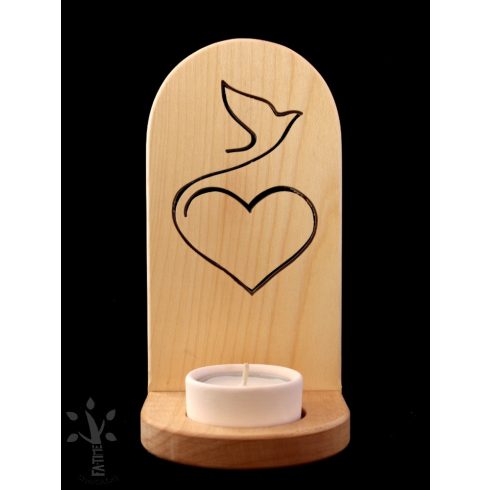 A szív szabadsága mécsestartó