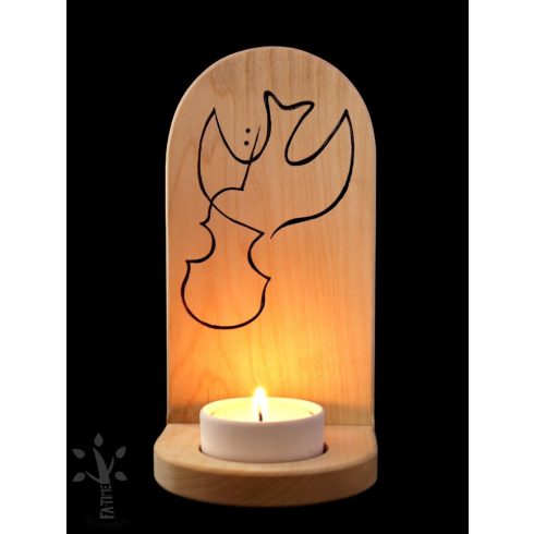 Minden hangszer Őt dicséri mécsestartó