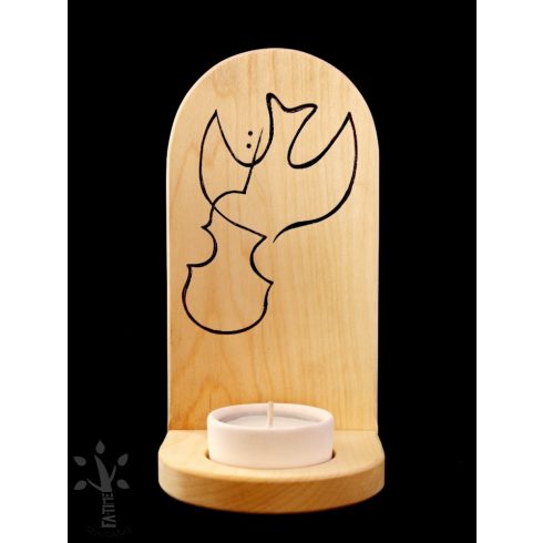 Minden hangszer Őt dicséri mécsestartó