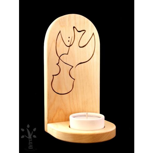 Minden hangszer Őt dicséri mécsestartó