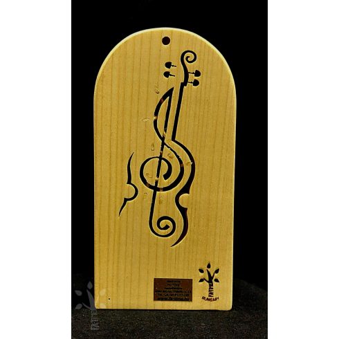 Zene-violin mécsestartó