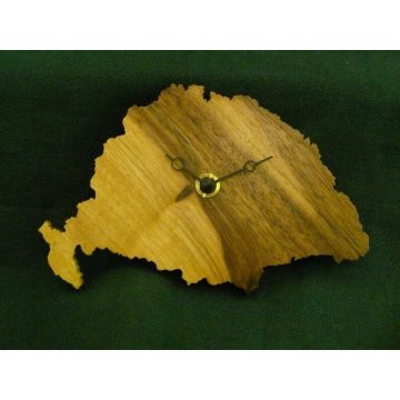   Nagy-Magyarország óra diófából asztali-fali kivitel III.(Mo_12_036)