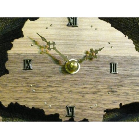 Nagy-Magyarország óra diófából - asztali-fali kivitel (Mo_15_107)