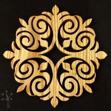 ORNAMENTIKUS MINTÁZATÚ , EDÉNYALÁTÉT , DEKORÁCIÓ (OMM-6)