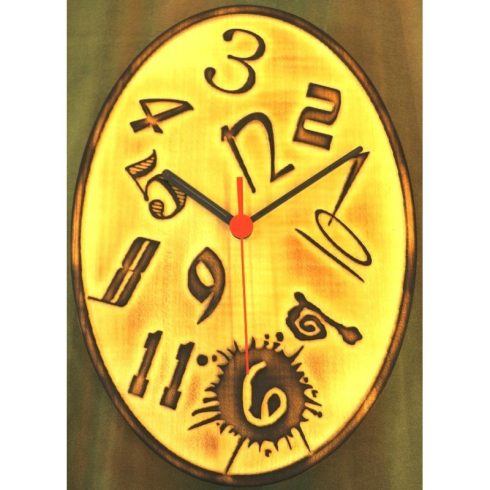 Bolondóra (visszafelé járó szerkezettel) gravírozott (Ov_18_048)