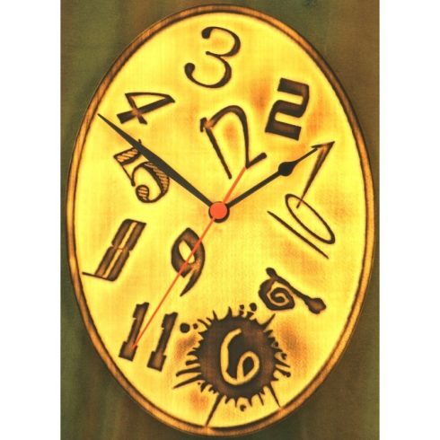 Bolondóra (csendes szerkezettel) gravírozott (Ov_18_049)