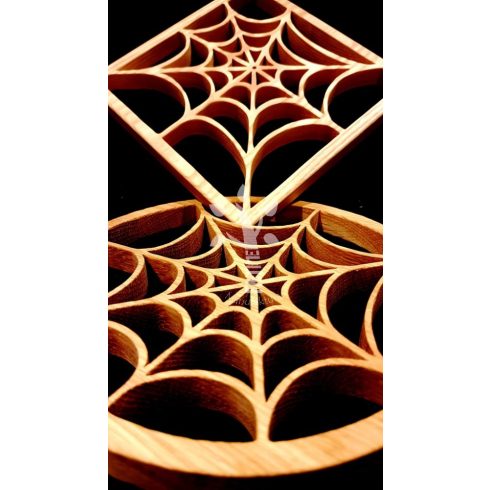 "Pókháló 2"  edényalátét (PHK1)